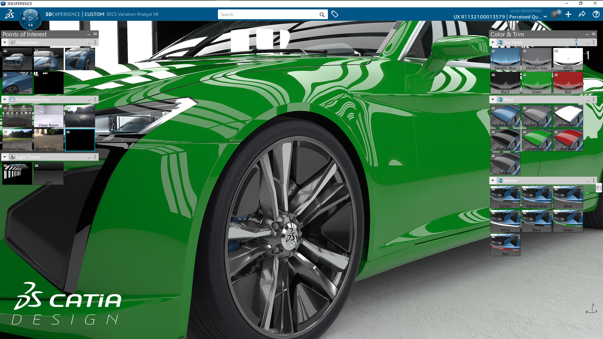 3DEXPERIENCE - Green Car PQ Analysis